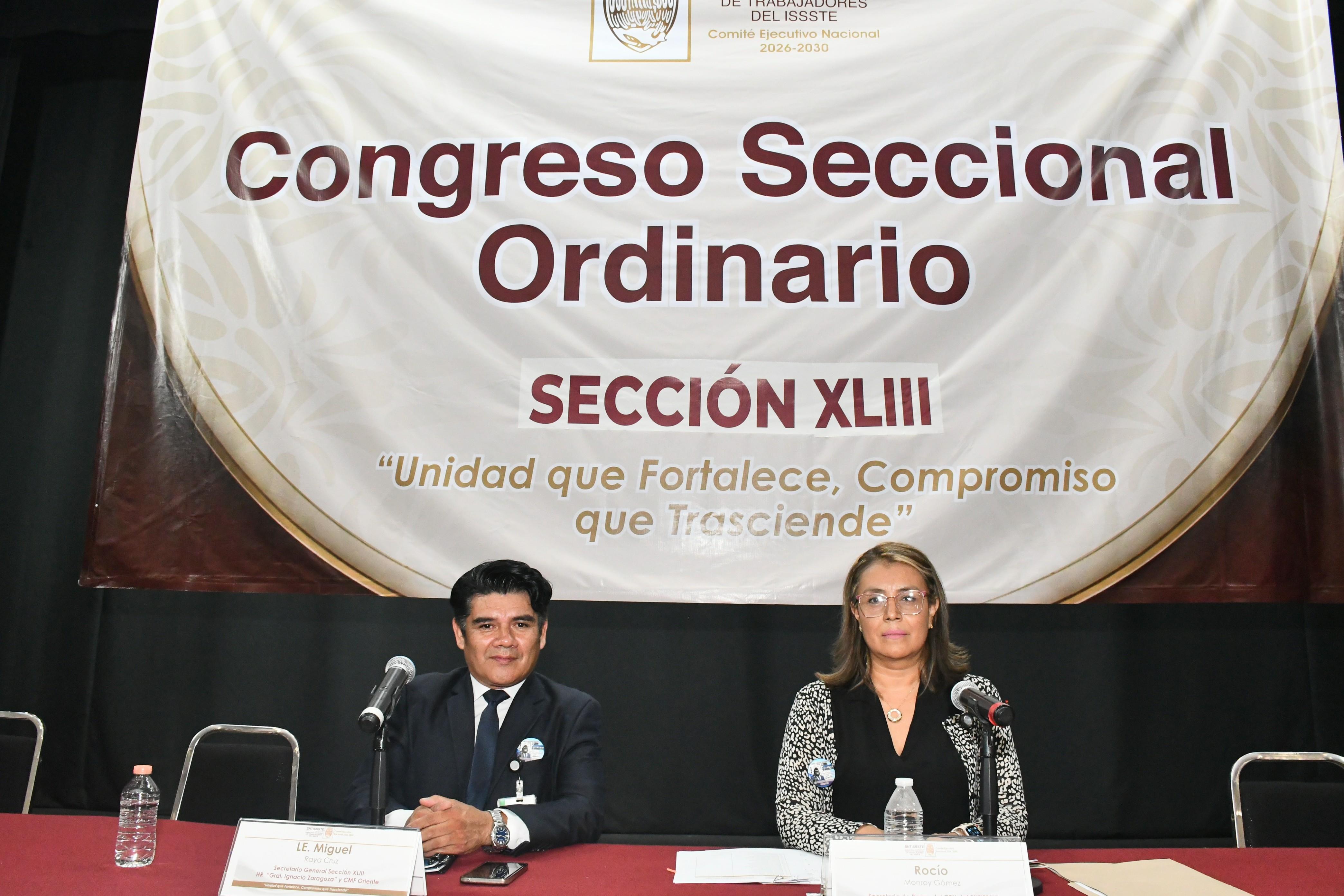 XIII Congreso Seccional Ordinario, Sección XLIII, HR “Gral. Ignacio Zaragoza”